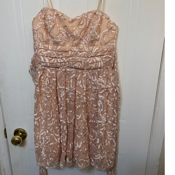 Le chateau light pink dress with bow, small - Picture 1 of 3